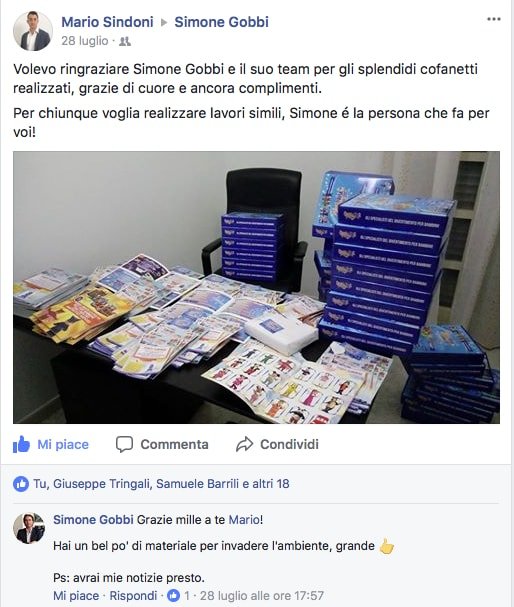 Simone Gobbi - Testimonianze