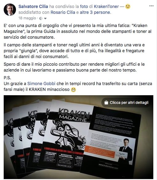 Simone Gobbi - Testimonianze