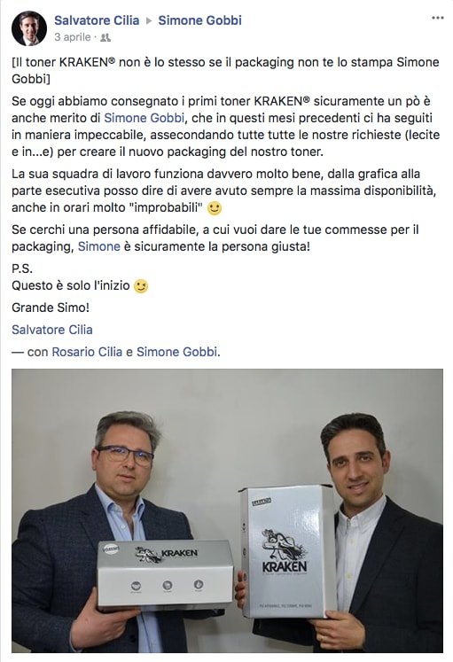 Simone Gobbi - Testimonianze